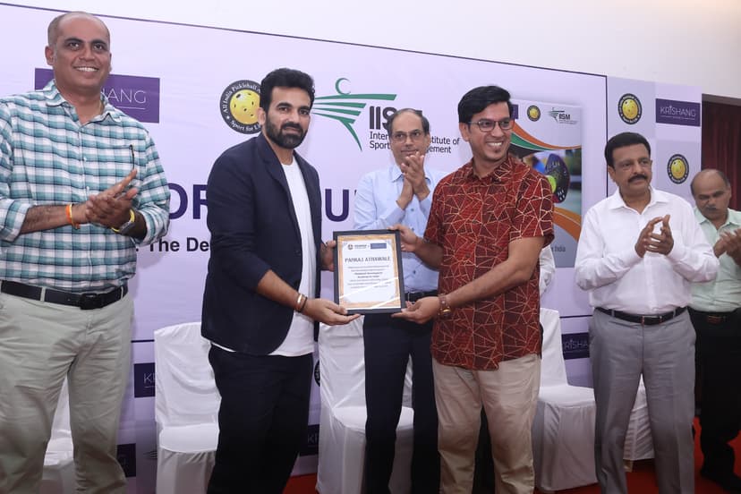 With Zaheer Khan