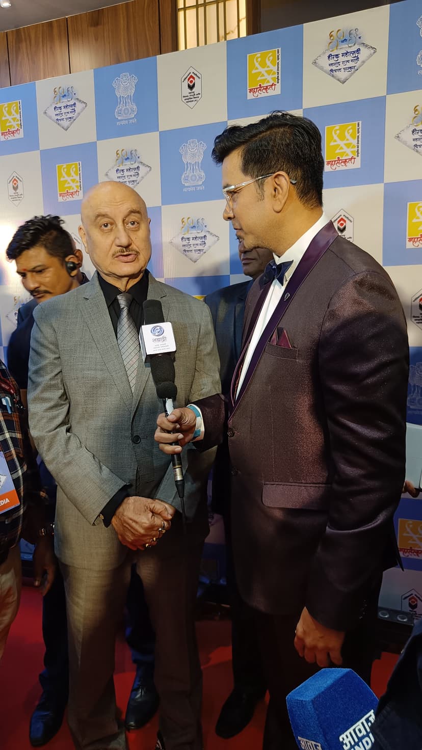 With Anupam Kher